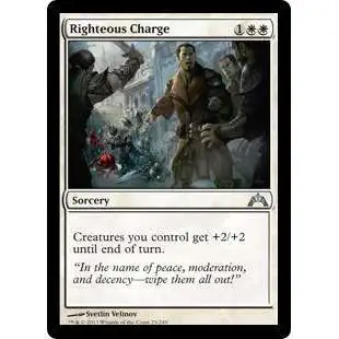 MtG Trading Card Game Gatecrash Uncommon Foil Righteous Charge #23