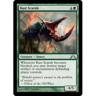 MtG Trading Card Game Gatecrash Uncommon Foil Rust Scarab #130