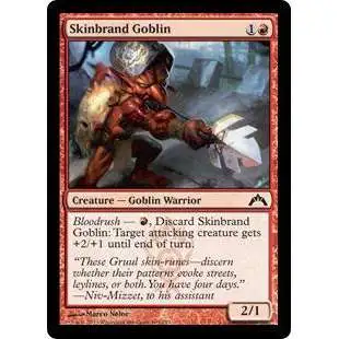 MtG Trading Card Game Gatecrash Common Skinbrand Goblin #105
