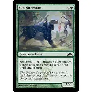 MtG Trading Card Game Gatecrash Common Foil Slaughterhorn #134