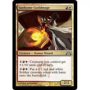 MtG Trading Card Game Gatecrash Uncommon Sunhome Guildmage #200