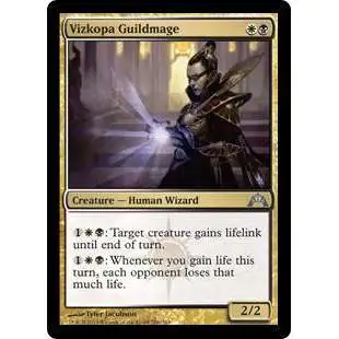 MtG Trading Card Game Gatecrash Uncommon Vizkopa Guildmage #206