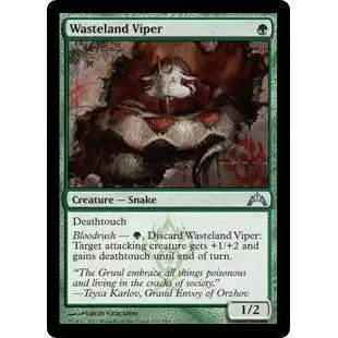 MtG Trading Card Game Gatecrash Uncommon Wasteland Viper #139