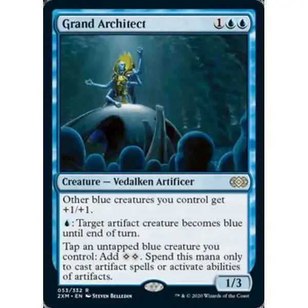 MtG Double Masters Rare Foil Grand Architect #53