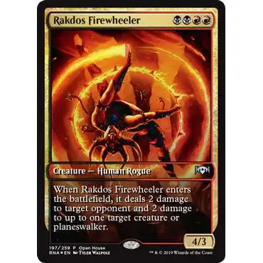 MtG Trading Card Game Promo Cards Promo Rakdos Firewheeler [Ravnica Allegiance Open House]