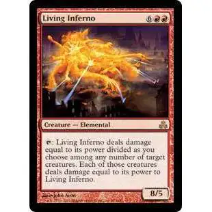 MtG Guildpact Rare Living Inferno #69