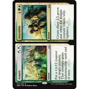 MtG Trading Card Game Guilds of Ravnica Rare Foil Assure // Assemble #221