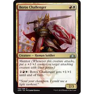 MtG Trading Card Game Guilds of Ravnica Uncommon Boros Challenger #156