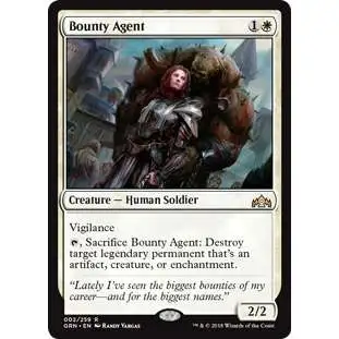 MtG Trading Card Game Guilds of Ravnica Rare Bounty Agent #2