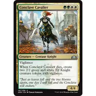 MtG Trading Card Game Guilds of Ravnica Uncommon Conclave Cavalier #161