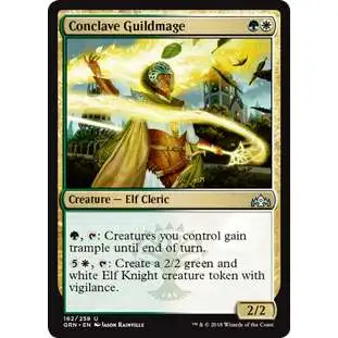 MtG Trading Card Game Guilds of Ravnica Uncommon Foil Conclave Guildmage #162