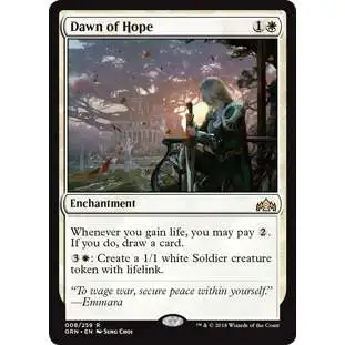 DAWN OF HOPE Guilds of Ravnica MTG White Enchantment Rare 