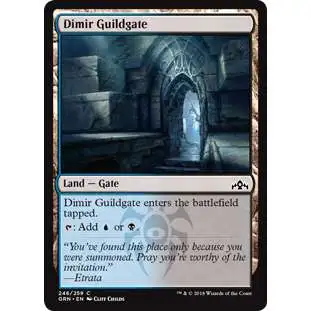 MtG Trading Card Game Guilds of Ravnica Common Dimir Guildgate (b) #246