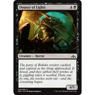 MtG Trading Card Game Guilds of Ravnica Common Douser of Lights #70