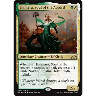 MtG Trading Card Game Guilds of Ravnica Rare Emmara, Soul of the Accord #168