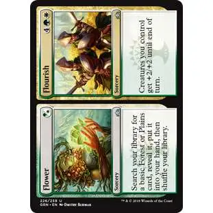 MtG Trading Card Game Guilds of Ravnica Uncommon Foil Flower // Flourish #226