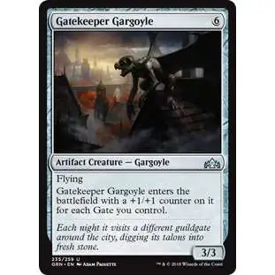 MtG Trading Card Game Guilds of Ravnica Uncommon Gatekeeper Gargoyle #235