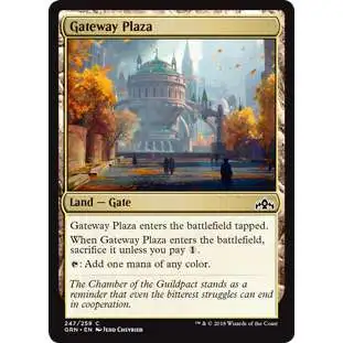 MtG Trading Card Game Guilds of Ravnica Common Gateway Plaza #247