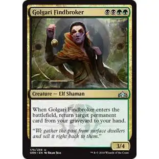 MtG Trading Card Game Guilds of Ravnica Uncommon Foil Golgari Findbroker #175
