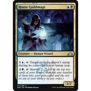 MtG Trading Card Game Guilds of Ravnica Uncommon House Guildmage #177