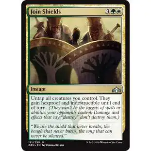 MtG Trading Card Game Guilds of Ravnica Uncommon Foil Join Shields #181