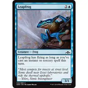 MtG Trading Card Game Guilds of Ravnica Common Leapfrog #42