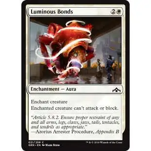 MtG Trading Card Game Guilds of Ravnica Common Luminous Bonds #21