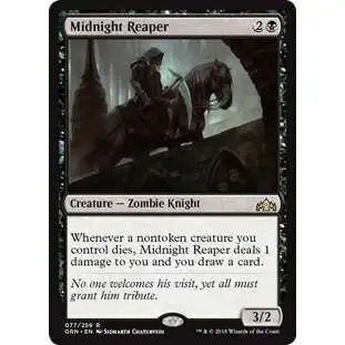 MtG Trading Card Game Guilds of Ravnica Rare Midnight Reaper #77