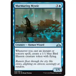 MtG Trading Card Game Guilds of Ravnica Uncommon Murmuring Mystic #45