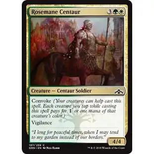 MtG Trading Card Game Guilds of Ravnica Common Rosemane Centaur #197