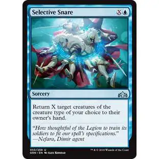 MtG Trading Card Game Guilds of Ravnica Uncommon Selective Snare #53