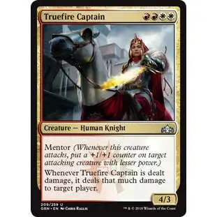 MtG Trading Card Game Guilds of Ravnica Uncommon Truefire Captain #209