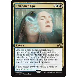 MtG Trading Card Game Guilds of Ravnica Rare Unmoored Ego #212