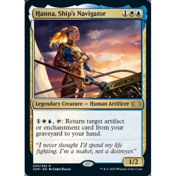 MtG Double Masters Rare Hanna, Ship's Navigator #200