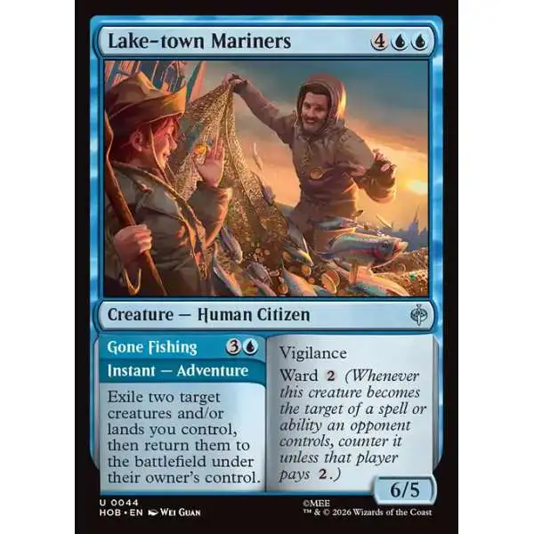 MtG The Hobbit Uncommon Lake-town Mariners // Gone Fishing #44