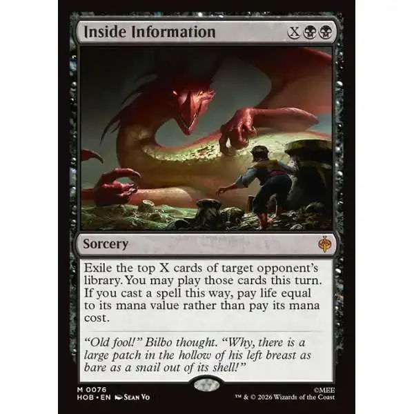 MtG The Hobbit Mythic Rare Inside Information #76