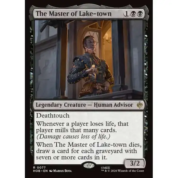 MtG The Hobbit Rare The Master of Lake-town #77