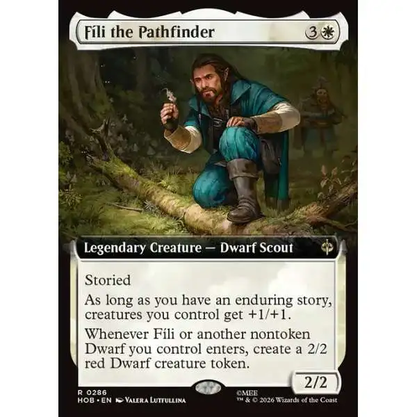 MtG The Hobbit Rare Fli the Pathfinder #286 [Extended Art]