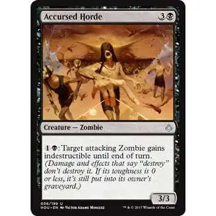 MtG Hour of Devastation Uncommon Accursed Horde #56