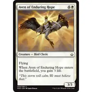 MtG Hour of Devastation Common Aven of Enduring Hope #5