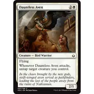 MtG Hour of Devastation Common Dauntless Aven #7