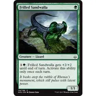 MtG Hour of Devastation Common Frilled Sandwalla #116