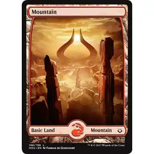 MtG Hour of Devastation Land Mountain #188 [Full-Art Foil]