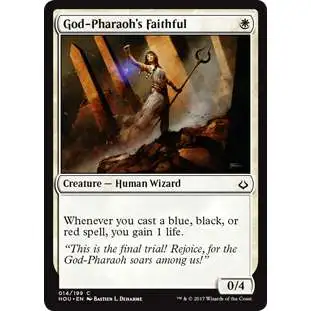 MtG Hour of Devastation Common God-Pharaoh's Faithful #14
