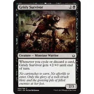 MtG Hour of Devastation Common Grisly Survivor #64