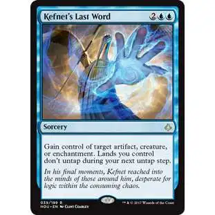 MtG Hour of Devastation Rare Kefnet's Last Word #39