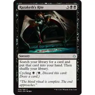 MtG Hour of Devastation Uncommon Razaketh's Rite #74