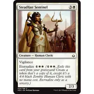MtG Hour of Devastation Common Steadfast Sentinel #24