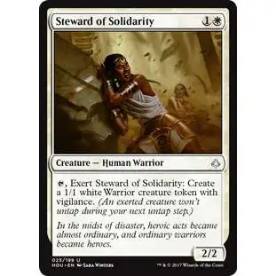MtG Hour of Devastation Uncommon Steward of Solidarity #25