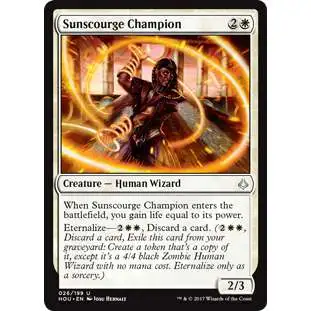 MtG Hour of Devastation Uncommon Sunscourge Champion #26